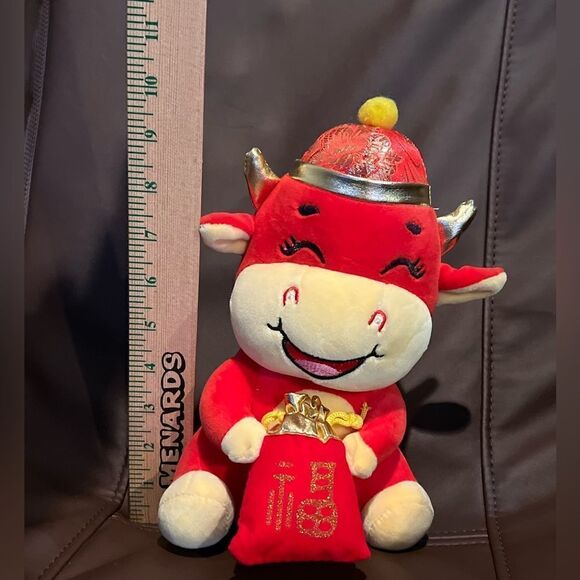 HEVIRGO Cute Chinese Zodiac Ox Cattle New Year - Picture 2 of 4